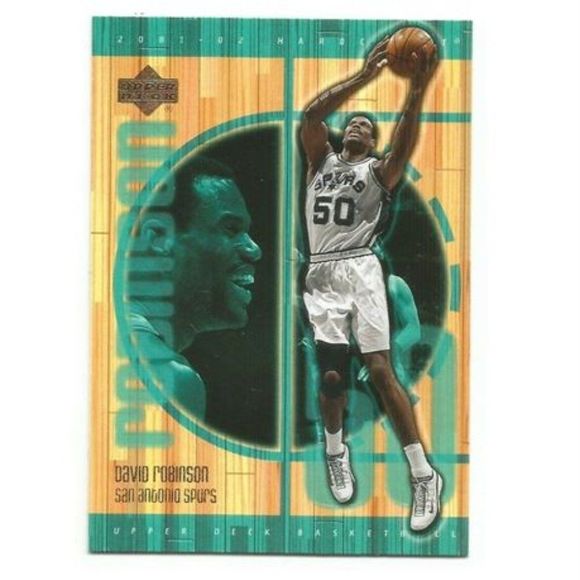 2001-02 DAVID ROBINSON UPPER DECK HARD COURT CARD - Picture 1 of 2